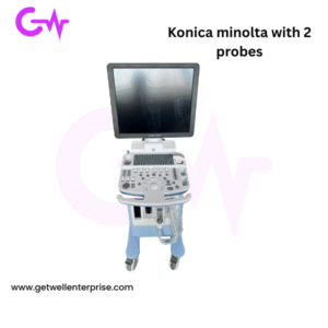 Konica Minolta Ultrasound System With 2 Probes